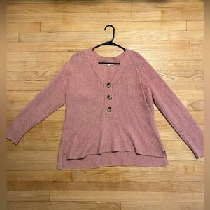 Madewell Cozy Soft Dusty Pink Sweater